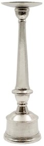 Κηροπήγιο Pillar 013728 17x17x59cm Silver Αλουμίνιο