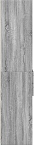 vidaXL Ντουλάπι Γκρι Sonoma 50x42,5x185 εκ. από Επεξεργασμένο Ξύλο