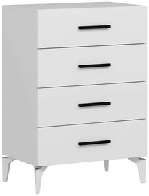 Συρταριέρα Kale 506MNR1531 72x47x106cm White