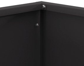 vidaXL Σχάρα Φωτιάς Τετράγωνη Μαύρη 40x40x30 εκ Ατσάλι