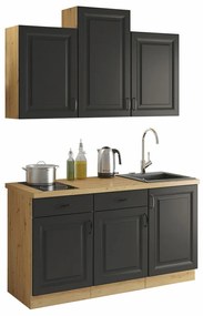 Σετ κουζίνας Retro 110, 150x52cm, Ινοσανίδες μέσης πυκνότητας, Πλαστικοποιημένη μοριοσανίδα | Epipla1.gr