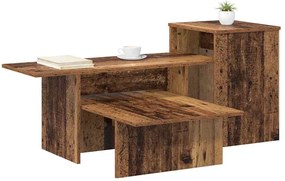 vidaXL Τραπέζι κονσόλας Παλιό ξύλο 91,5 x 35 x 38,5 εκ