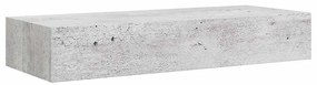 vidaXL Ράφια Τοίχου Συρτάρια 2 τεμ. Γκρι Σκυρ. 60x23,5x10 εκ από MDF