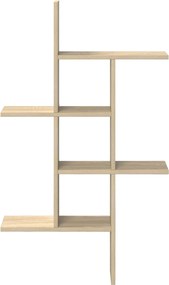 vidaXL Ράφι Τοίχου Sonoma Δρυς 61 x 15 x 102 εκ