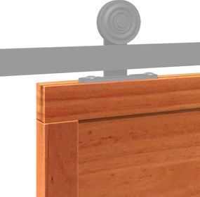 vidaXL Πόρτα αχυρώνα Κερί παλαίωσης Μασίφ Ξύλο Πεύκου