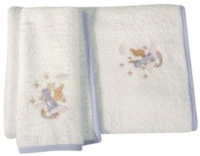 Πετσέτες Βρεφικές 8840 (Σετ 2τμχ) White-Grey Greenwich Polo Club Σετ Πετσέτες 70x130cm 100% Cotton