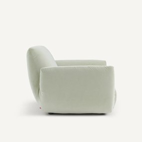 Πολυθρόνα από βελούδο stonewashed, SPOGANO