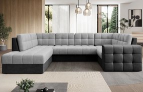 Γωνιακός καναπές Bale U-Gkri anoixto - mauro-Αριστερή