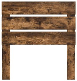 vidaXL Κεφαλάρι Καπνιστό Δρύς 75 cm Επεξεργασμένο ξύλο