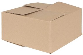 Πτυσσόμενο Κουτί 50 pcs Καφέ 30 x 30 x 15 cm Χαρτόνι