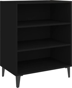 vidaXL Ραφιέρα Μαύρη 57 x 35 x 70 εκ. από Μοριοσανίδα