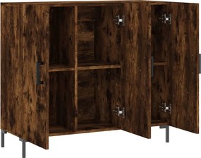 vidaXL Ντουλάπι Καπνιστή Δρυς 90x34x80 εκ. Επεξεργασμένο Ξύλο