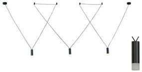 Φωτιστικό Οροφής YL22P3BK 3ΧG9 3x D3,6XH13 Black Aca Decor Aluminium