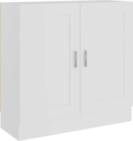 vidaXL Βιβλιοθήκη Λευκή 82,5 x 30,5 x 80 εκ. Επεξεργασμένο Ξύλο