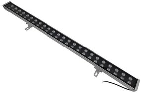 Wall Washer LED GENIUS 48W IP66 Μπλε 100cm Μαύρο 05112 Globostar-5112-Μαύρο 5112