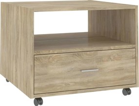 vidaXL Τραπεζάκι Σαλονιού Sonoma Δρυς 55 x 55 x 40 εκ. Επεξεργ. Ξύλο
