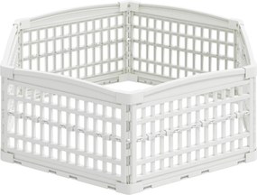 vidaXL Παιχνιδόσπιτο Σκύλου 6 Πάνελ 122 x 106,5 x 40 εκ Πλαστικό Λευκό