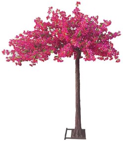 Τεχνητό Δέντρο Βουκαμβίλια 04-00-22025 260cm Fuchsia-Brown Marhome Συνθετικό Υλικό