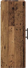 vidaXL Επιτοίχιο ντουλάπι Παλιό Ξύλο 34,5 x 34 x 90 εκ.