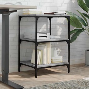 vidaXL Βάση Εκτυπωτή 3 Επιπέδων Γκρι Sonoma 50x41x75 εκ Επεξ. Ξύλο