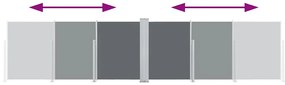 vidaXL Σκίαστρο Πλαϊνό Συρόμενο Ανθρακί 100 x 600 εκ.