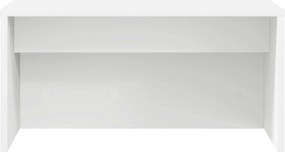 vidaXL Επιτοίχιο γραφείο Λευκό 60 x 45 x 30 cm Επεξεργασμένο ξύλο