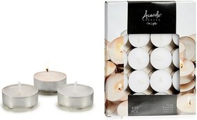 Σετ Kεριών Acorde Λευκό (12 Μονάδες)