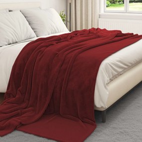 vidaXL Κουβέρτα Βεραμάν Κόκκινο 220 x 240 cm Μαλλί