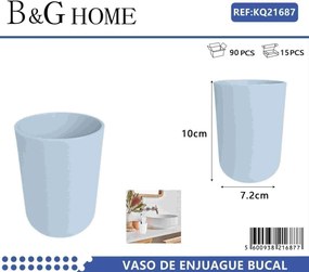 Θήκες οδοντόβουρτσας πλαστικές σε σετ 5Χ - Light Blue - 21687