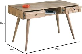 TEKA-W Κονσόλα - Γραφείο Ξύλο Ακακία Φυσικό   1τμχ