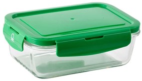 Φαγητοδοχείο Ορθογώνιο 20.21.0719 1860ML Γυάλινο Green Benetton Glass