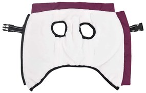 vidaXL Μπουφάν Σκύλου με ιμάντα Μοβ XL Φλις και Πολυεστέρας