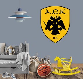 Αυτοκόλλητo τοίχου ΑΕΚ basketball SP41 30cm