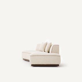 Καναπές μικρός αριστερός με υφή μπουκλέ, JACOPO