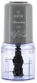Estia Πολυκόπτης Multi Aroma Grey Με Πλαστικό Μπωλ 400W 500ml Γκρι 06-17446