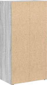 vidaXL Βιβλιοθήκη Γκρι Sonoma 40x24x77 εκ. από Επεξεργασμένο Ξύλο