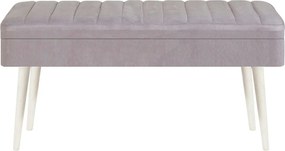 Extendable Dining Table &amp; Chairs Set (5 Pieces) Vina 0701 - 4 - White, Grey White
Grey