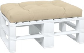 vidaXL Μαξιλάρι Παλέτας Μπεζ 120 x 80 x 12 εκ. Υφασμάτινο