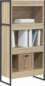 vidaXL Βιβλιοθήκη 60 x 30 x 121 εκ Επεξεργασμένο Ξύλο Σονόμα