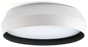 Φωτιστικό Οροφής-Πλαφονιέρα Shoku 64278 Φ35x9,3cm Dim Led 24W 2700K Black-White Faro Barcelona