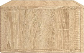 vidaXL Κομοδίνα Επιτοίχια Sonoma Δρυς 35 x 35 x 20 εκ.