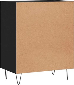 vidaXL Ραφιέρα Μαύρη 57 x 35 x 70 εκ. από Επεξεργασμένο Ξύλο