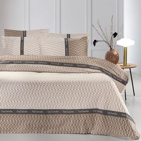 Σεντόνια Υπέρδιπλα (Σετ) Guy Laroche Status Beige Μπεζ ΜΕ ΛΑΣΤΙΧΟ 170x200+32