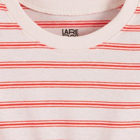 Αμάνικο ριγέ φόρεμα από ζέρσεϊ