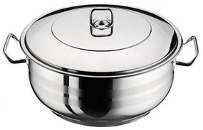 Κατσαρόλα Πλασωτέ Arian 430 ISF00100336 36x14cm 14Lt Inox Isfa Metal 36cm Stainless Steel