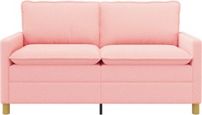 vidaXL Καναπές Ροζ 156 x 81 x 87,5 εκ Ύφασμα