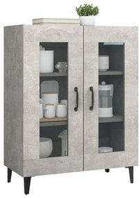 vidaXL Ντουλάπι Γκρι Σκυροδέματος 69,5x34x90 εκ. Επεξεργασμένο Ξύλο