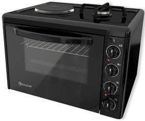 Eldom 213VFEN-NEW Φουρνάκι με 2 εστίες 38Lt