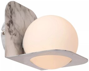 Φωτιστικό Επίτοιχο Lucide 04211-01-36 DAVY Γκρι (Grey)|Λευκό (White)