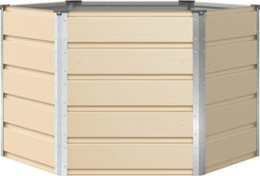 vidaXL Γλάστρα Ελεφαντόδοντο 129 x 129 x 75 εκ Ατσάλι